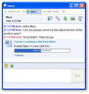 IM Client and File Transfers